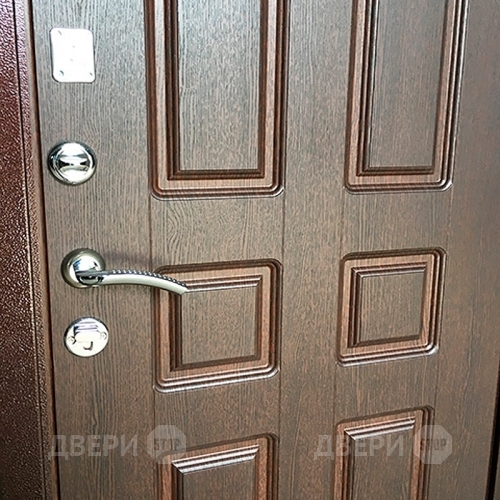 Входная металлическая Дверь Ратибор Комфорт Орех премиум в Волоколамске