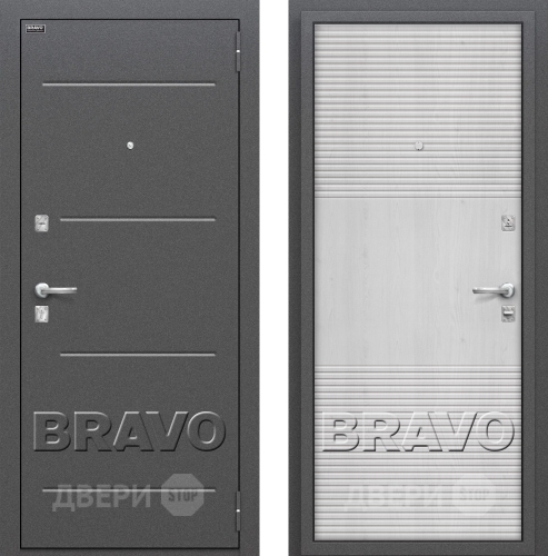 Входная металлическая Дверь Bravo Оптим Фит Pine Feelwood в Волоколамске