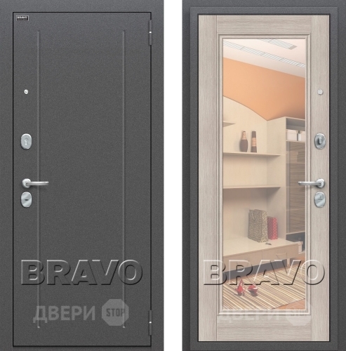 Входная металлическая Дверь Bravo Оптим Флэш Капучино в Волоколамске