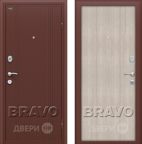 Входная металлическая Дверь Bravo Оптим Door Out 201 Капучино в Волоколамске