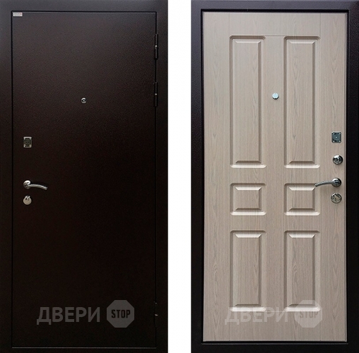 Входная металлическая Дверь Ратибор Комфорт Белёный дуб в Волоколамске
