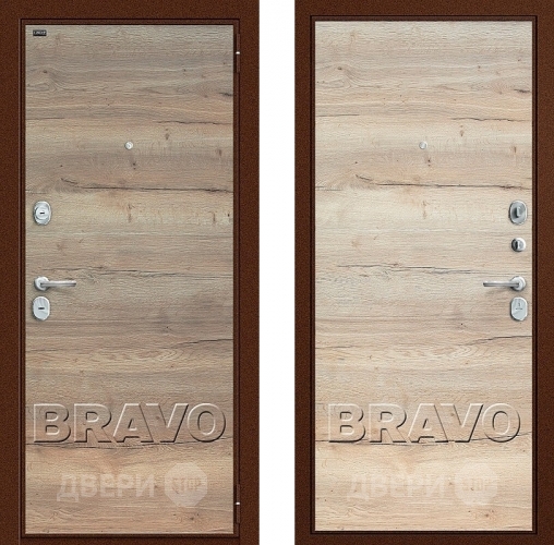 Дверь Groff Т3-300 Tobacco Oak/Natural Oak в Волоколамске