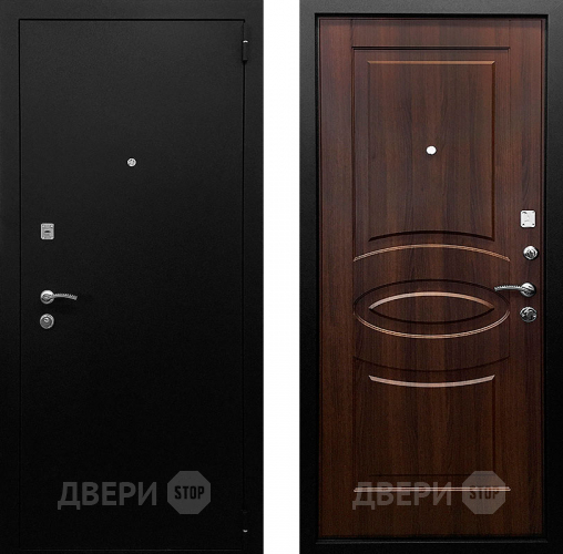 Входная металлическая Дверь Ратибор Классик 3К Орех бренди в Волоколамске