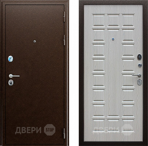 Входная металлическая Дверь АСД Спартак Белёный дуб в Волоколамске