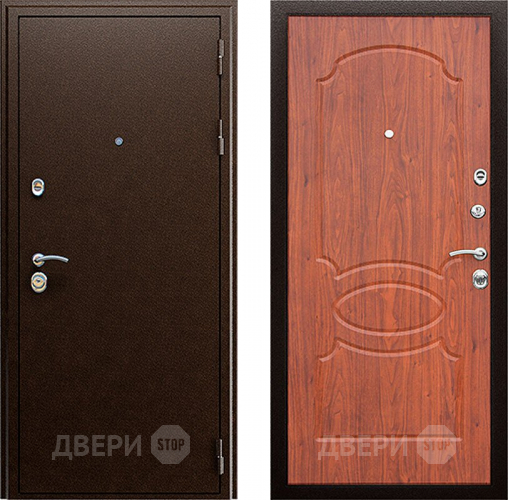Входная металлическая Дверь АСД Грация Орех темный в Волоколамске