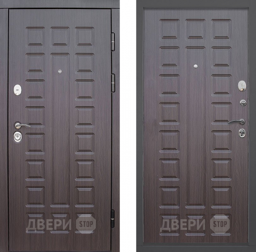 Входная металлическая Дверь Снедо S01 2К Венге  в Волоколамске