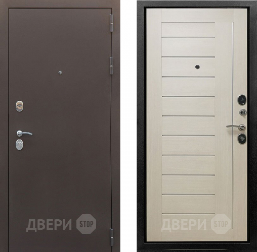 Входная металлическая Дверь Снедо Бордо 3К Эш вайт в Волоколамске