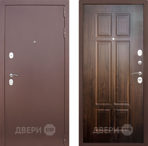 Входная металлическая Дверь Снедо Т30 3К Vinorit Грецкий орех в Волоколамске