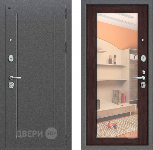 Входная металлическая Дверь Groff Т2-220 Wenge Veralinga в Волоколамске