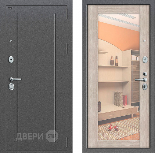 Входная металлическая Дверь Groff Т2-220 Cappuccino Veralinga в Волоколамске