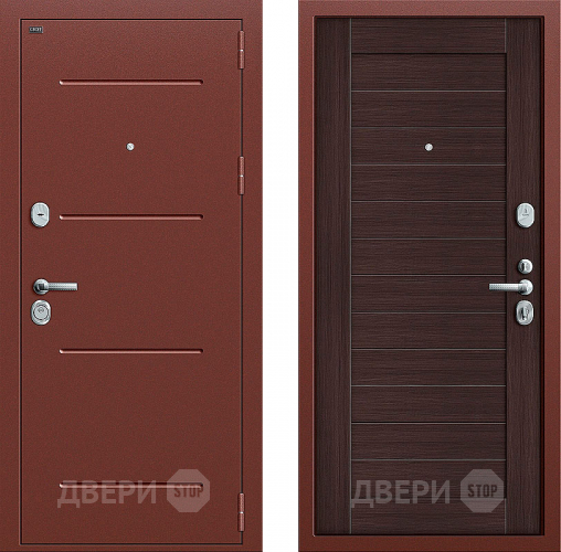 Входная металлическая Дверь Groff Т2-221 Wenge Veralinga в Волоколамске