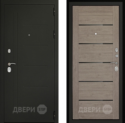 Входная металлическая Дверь (Дверной Континент) Сити - С3К Лиственница серая в Волоколамске