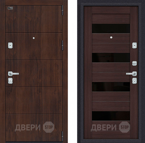 Входная металлическая Дверь Bravo Porta M-3 4/П23 Wenge Veralinga в Волоколамске