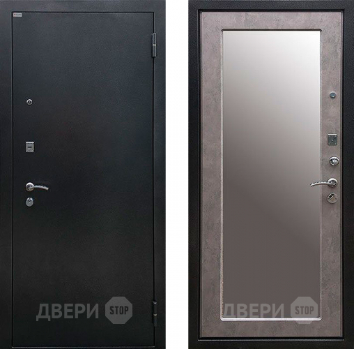 Дверь Ратибор Классик 3К с зеркалом Бетон светлый в Волоколамске