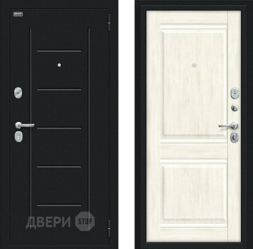 Дверь Bravo Некст Kale Букле черное/Nordic Oak в Волоколамске