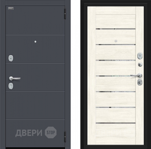 Дверь Bravo Прайд Kale Graphite Pro/Nordic Oak в Волоколамске