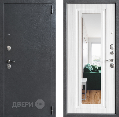 Дверь Дверной Континент ДК-70 Зеркало Лиственница в Волоколамске