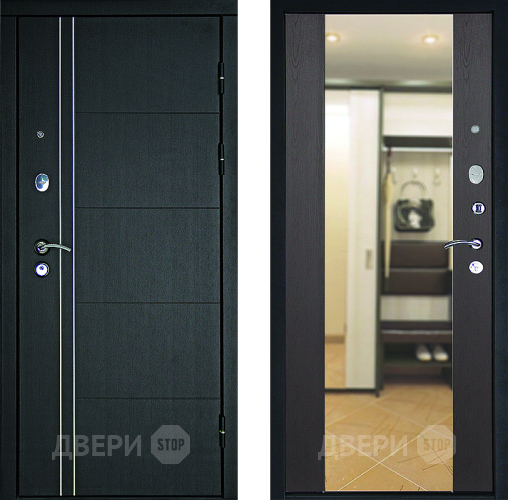 Дверь Дверной Континент Тепло - Люкс Зеркало Венге в Волоколамске