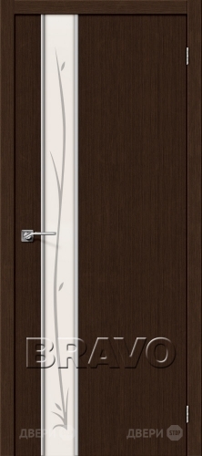 Межкомнатная дверь Глейс-1 Twig (3D Wenge) в Волоколамске