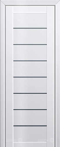 Межкомнатная дверь ProfilDoors 71L белый люкс (графит) в Волоколамске