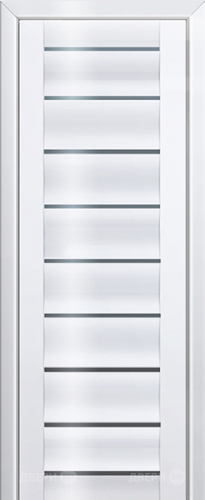 Межкомнатная дверь ProfilDoors 76L белый люкс (графит) в Волоколамске
