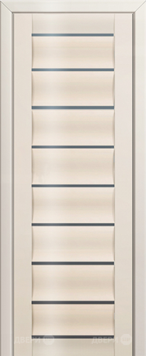 Межкомнатная дверь ProfilDoors 76L магнолия люкс (графит) в Волоколамске