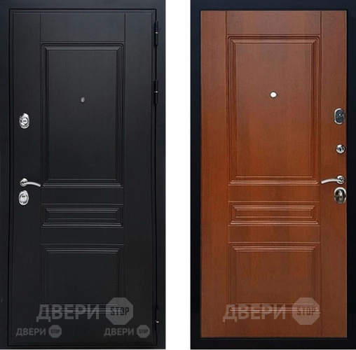 Входная металлическая Дверь Геркон (Gercon) Лондон панель МДФ Итальянский орех в Волоколамске