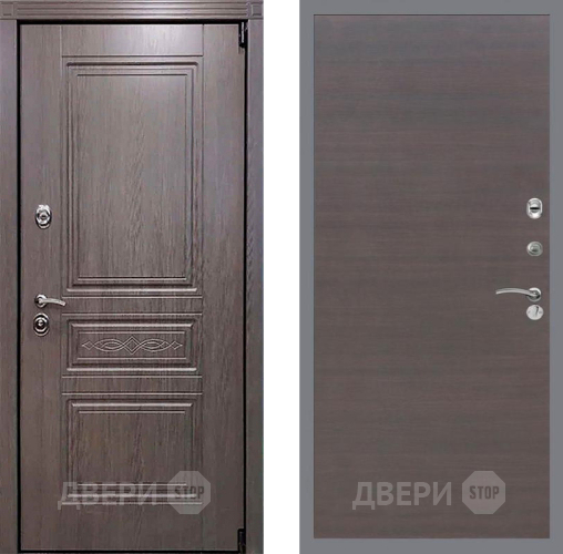 Входная металлическая Дверь Рекс (REX) Пренмиум-S GL венге поперечный в Волоколамске