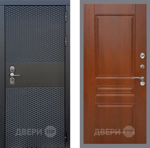 Входная металлическая Дверь Стоп БЛЭК CISA ФЛ-243 Итальянский орех в Волоколамске