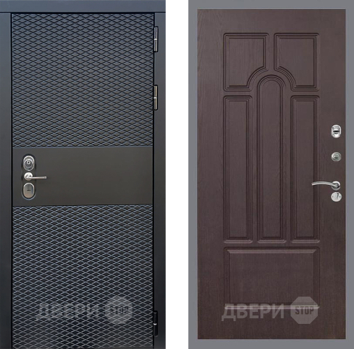 Входная металлическая Дверь Стоп БЛЭК CISA ФЛ-58 Венге в Волоколамске