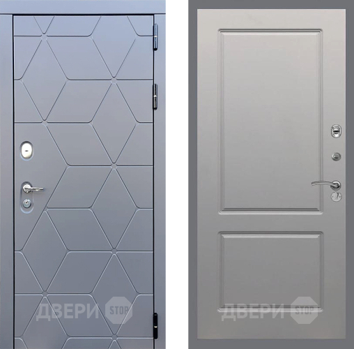 Входная металлическая Дверь Стоп КОСМО ФЛ-117 Грей софт в Волоколамске