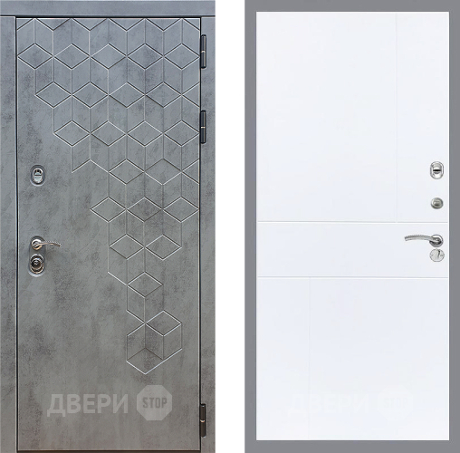 Дверь Стоп БЕТОН ФЛ-290 Силк Сноу в Волоколамске
