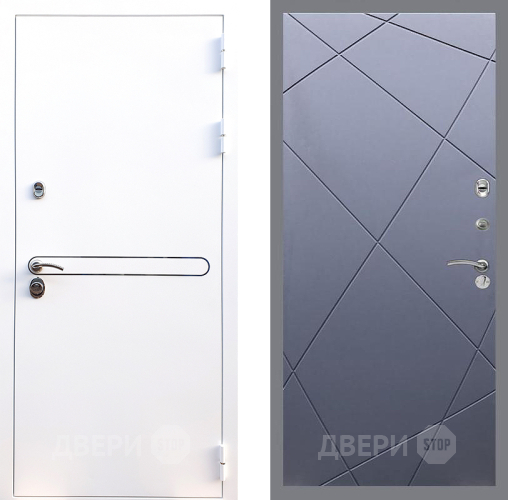 Входная металлическая Дверь Стоп Лайн Вайт ФЛ-291 Силк титан в Волоколамске