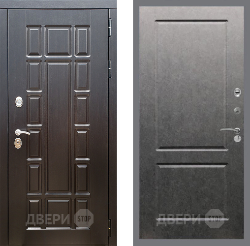 Входная металлическая Дверь Стоп НЬЮ ЙОРК ФЛ-117 Штукатурка графит в Волоколамске