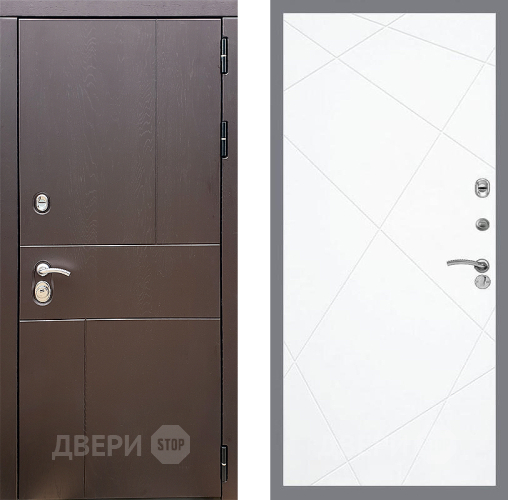 Дверь Стоп УРБАН ФЛ-291 Силк Сноу в Волоколамске