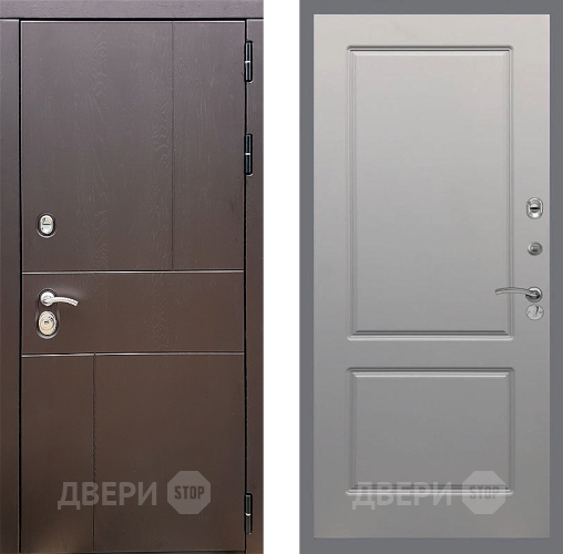 Входная металлическая Дверь Стоп УРБАН ФЛ-117 Грей софт в Волоколамске