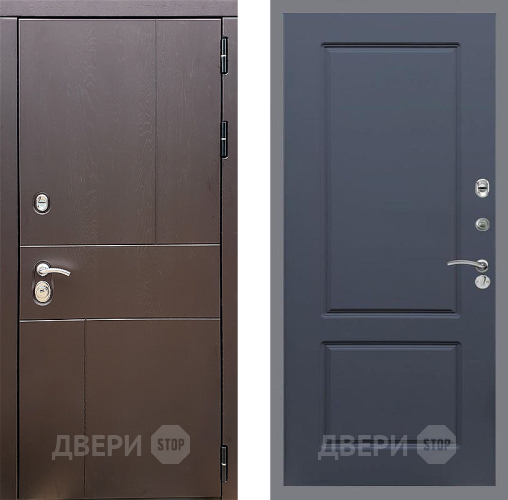 Дверь Стоп УРБАН ФЛ-117 Силк титан в Волоколамске