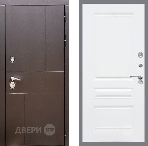 Входная металлическая Дверь Стоп УРБАН ФЛ-243 Силк Сноу в Волоколамске