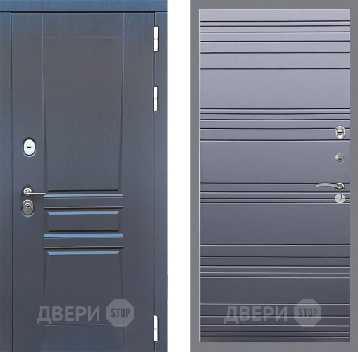 Дверь Стоп ПЛАТИНУМ Лайн Силк титан в Волоколамске