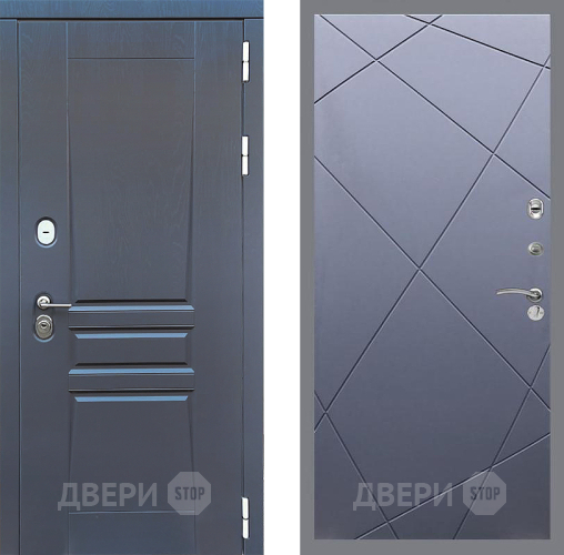 Входная металлическая Дверь Стоп ПЛАТИНУМ ФЛ-291 Силк титан в Волоколамске