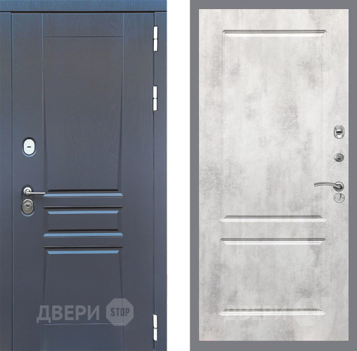 Дверь Стоп ПЛАТИНУМ ФЛ-117 Бетон светлый в Волоколамске