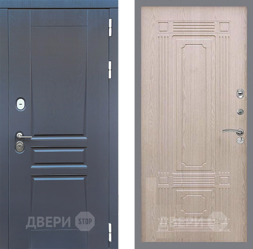 Входная металлическая Дверь Стоп ПЛАТИНУМ ФЛ-2 Беленый дуб в Волоколамске