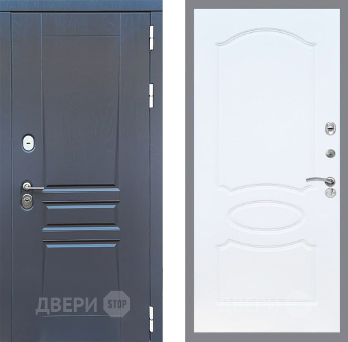 Дверь Стоп ПЛАТИНУМ ФЛ-128 Белый ясень в Волоколамске