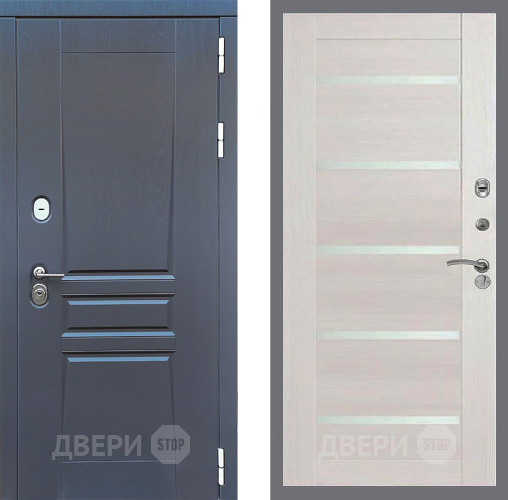Входная металлическая Дверь Стоп ПЛАТИНУМ СБ-14 Лиственница беж в Волоколамске