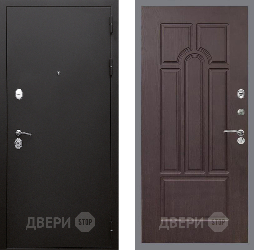Входная металлическая Дверь Стоп КЛАССИК Шагрень ФЛ-58 Венге в Волоколамске