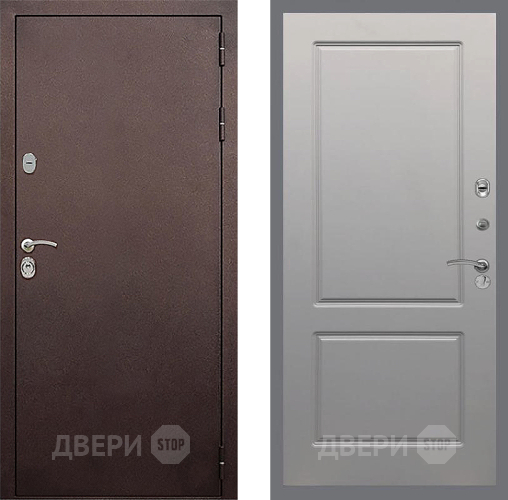 Дверь Стоп КЛАССИК Медь ФЛ-117 Грей софт в Волоколамске