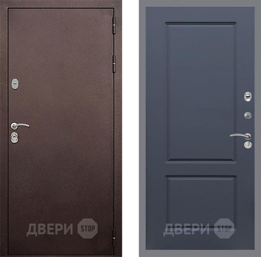 Дверь Стоп КЛАССИК Медь ФЛ-117 Силк титан в Волоколамске