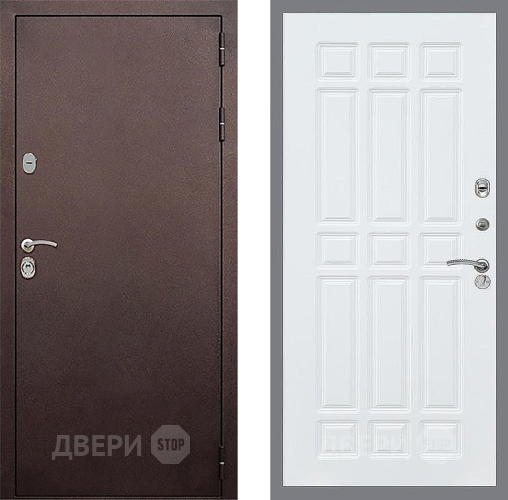 Входная металлическая Дверь Стоп КЛАССИК Медь ФЛ-33 Силк Сноу в Волоколамске