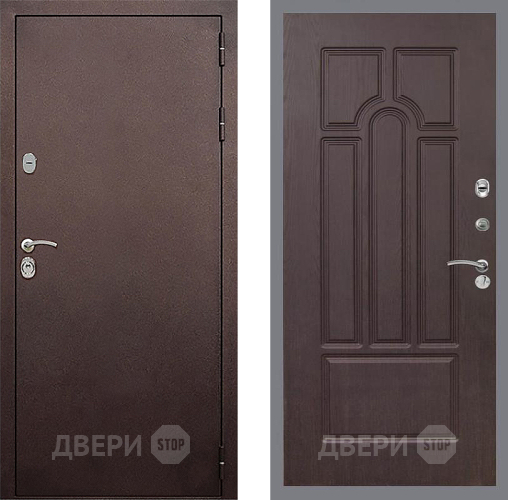 Дверь Стоп КЛАССИК Медь ФЛ-58 Венге в Волоколамске