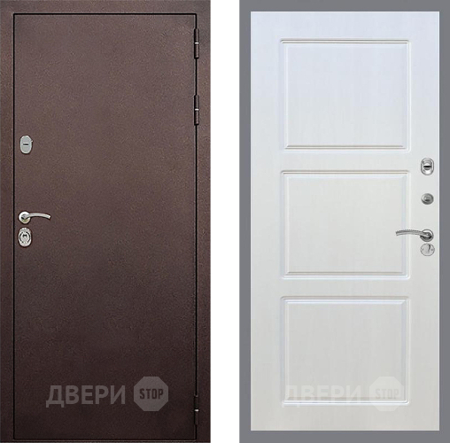 Дверь Стоп КЛАССИК Медь ФЛ-3 Лиственница беж в Волоколамске